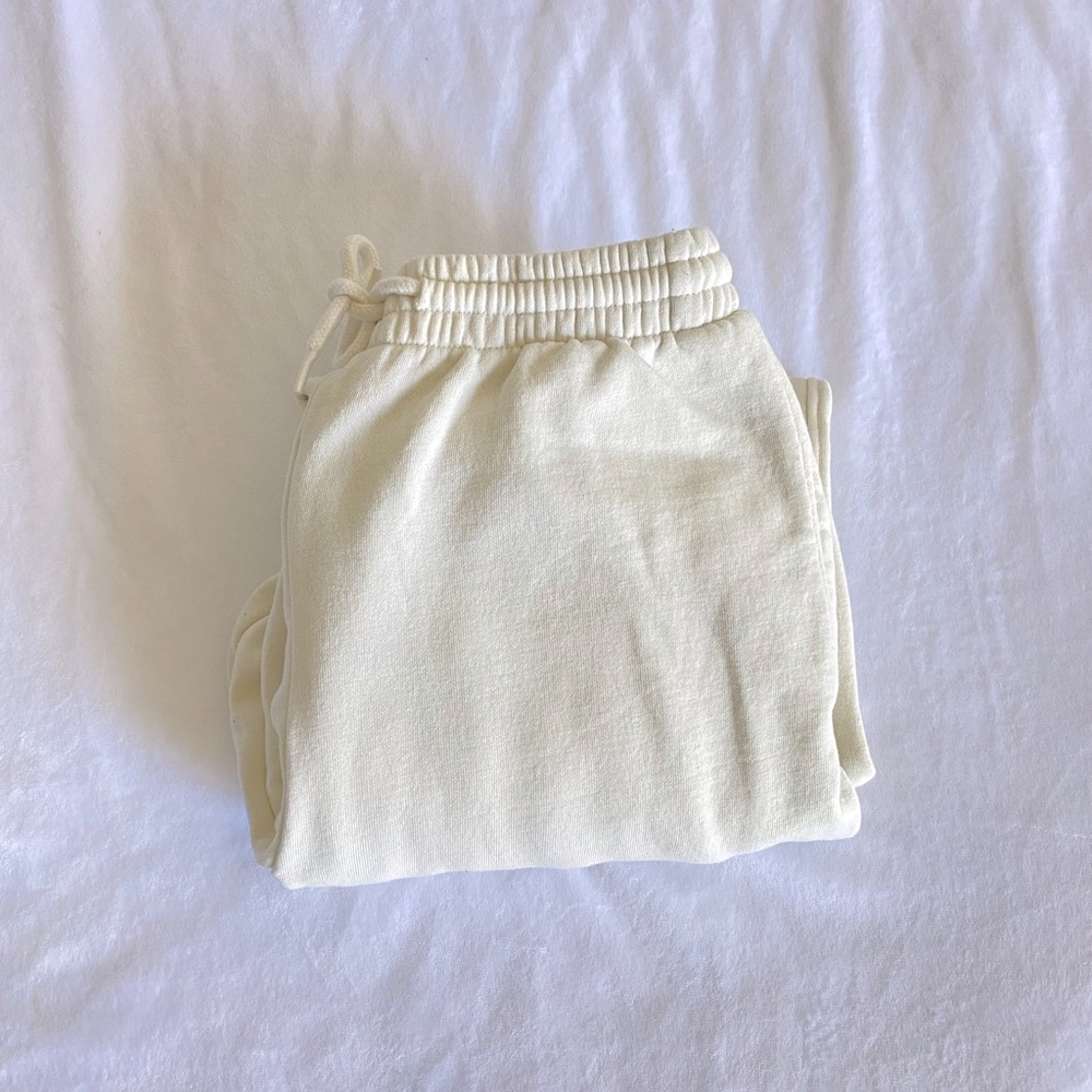 Light Cream Sweatpants H&M